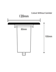 IGGLSQSS - GU10 Inground Up Light (Square / 316 Stainless IGGLSQSS 2