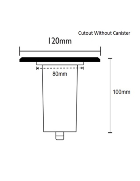 IGGLSQSS - GU10 Inground Up Light (Square / 316 IGGLSQSS