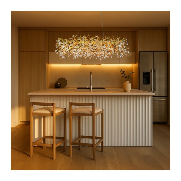 MOLENA PE10RE-GD - 10 Light Rectangular Pendant - MOLENA PE10RE-GD