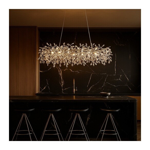 MOLENA PE10RE-GD - 10 Light Rectangular Pendant - MOLENA PE10RE-GD