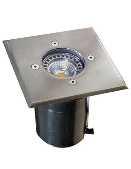 IGGLSQSS - GU10 Inground Up Light (Square / 316 Stainless Steel Faceplate) IP67