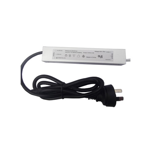 12V Waterproof Constant Voltage LED Driver IP67 (30W)