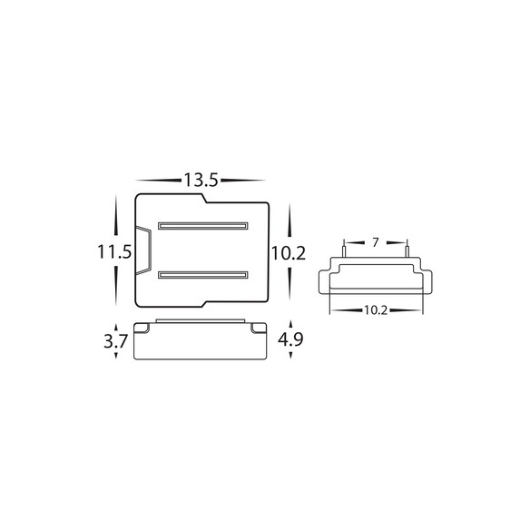 HV9953 - LED Strip Connector to suit IP20 10mm HV9953