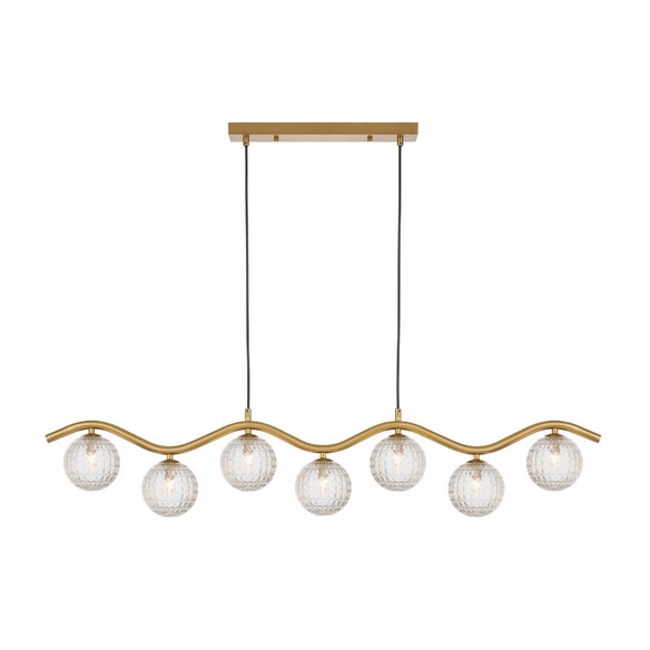 ORTON PE7-AGSM - 7 Light Pendant Antique Gold - ORTON PE7-AGSM