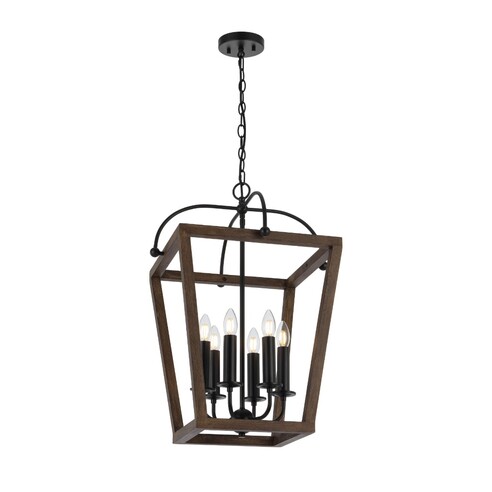 LACOTA PE6-BK - 6 Light Pendant - BlackLACOTA PE6-BK