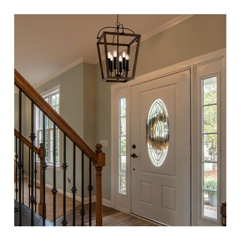 LACOTA PE6-BK - 6 Light Pendant - BlackLACOTA PE6-BK