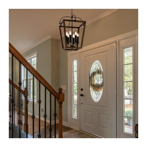 LACOTA PE6-BK - 6 Light Pendant - BlackLACOTA PE6-BK
