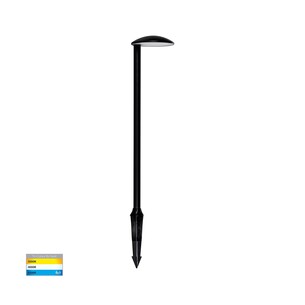 HV1527T-BLK-24V - Konoa Aluminium Black LED Bollard Spike HV1527T-BLK-24V
