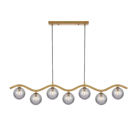 ORTON PE7-AGAMT - 7 Light Pendant Antique Gold - ORTON PE7-AGAMT