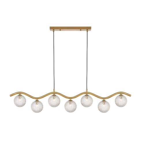 ORTON PE7-AGAMT - 7 Light Pendant Antique Gold - ORTON PE7-AGAMT