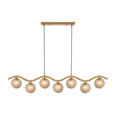 ORTON PE7-AGAMT - 7 Light Pendant Antique Gold - ORTON PE7-AGAMT