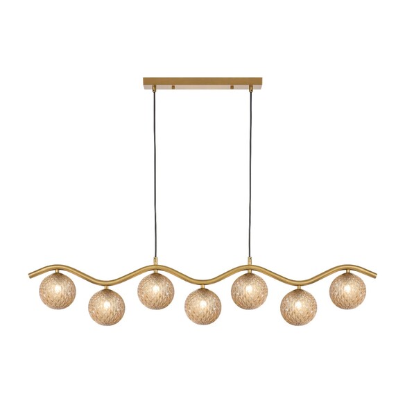 ORTON PE7-AGAMT - 7 Light Pendant Antique Gold - ORTON PE7-AGAMT