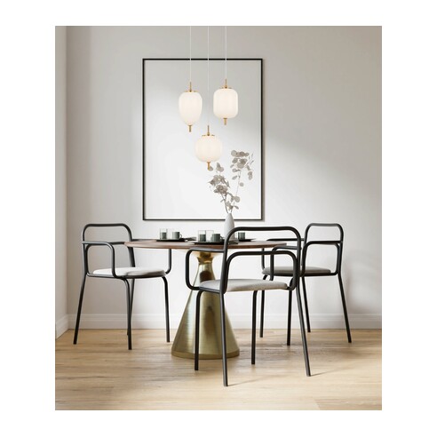 PINO5 - Interior Opal Matte / Smokey Black Mirror PINO5