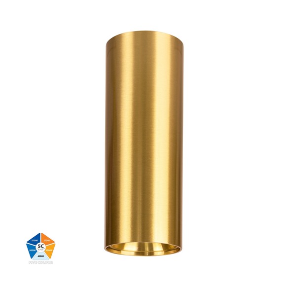HV5841S-BR-EXT-12V - Nella Brass 7W Surface Mounted LED Downlight