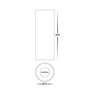 HV5841S-BR-EXT-12V - Nella Brass 7W Surface Mounted LED HV5841S-BR-EXT-12V 2