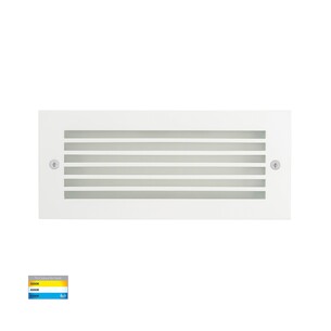 HV3004T-WHT-12V - Bata White LED Brick Light with GrillHV3004T-WHT-12V