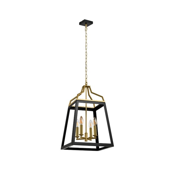 MONTEAL PE4-AGBK - 4 Light Pendant - Antique Gold
