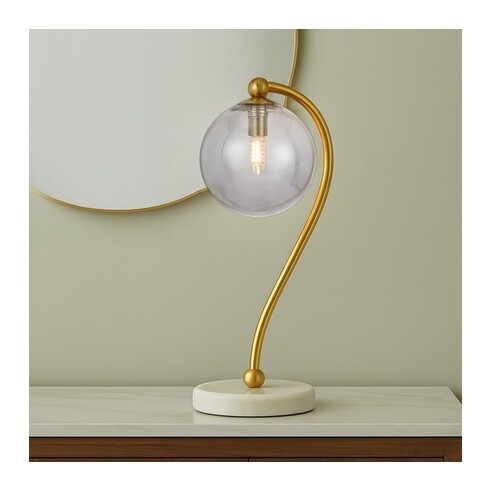 FELTON TL-WHMFRT - Table Lamp White Marble - FELTON TL-WHMFRT