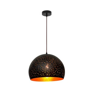 CELESTE2A - Bohemian Rustic Embossed Dome Shape Pendant CELESTE2A 2