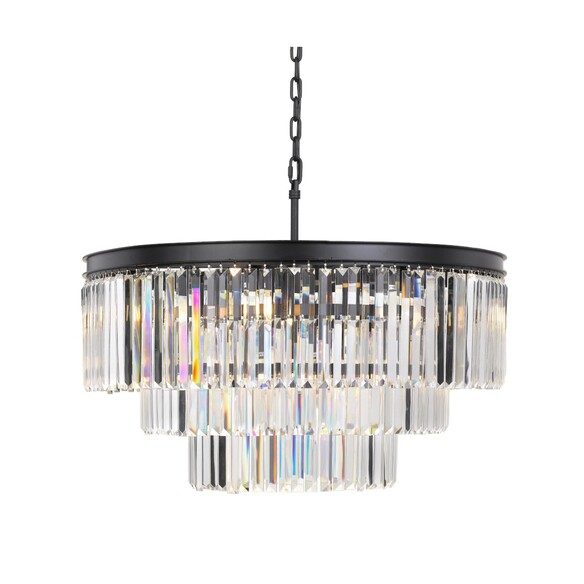 C SERENE PE16-BK - Serene 16 Lights Pendant - Black