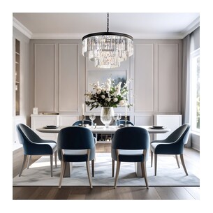 C SERENE PE16-BK - Serene 16 Lights Pendant - BlackC SERENE PE16-BK 2