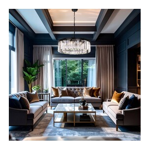 C SERENE PE08-BK - Serene 8 Lights Pendant - BlackC SERENE PE08-BK 2