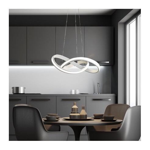 OL60861/50WH - Spira CCT LED Pendant WhiteOL60861/50WH