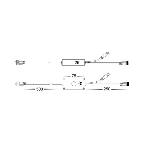 HV1428RGBCW-REC - Reciever to suit Spitze Black HV1428RGBCW-REC
