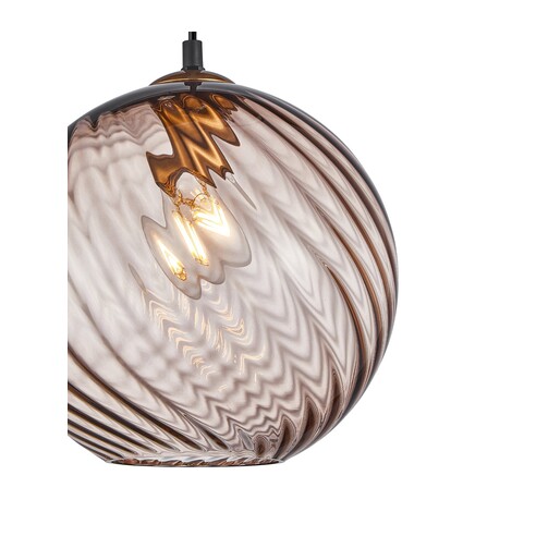 ESPIRAL2 - Interior Wine Glass Shade Wavy Finish ESPIRAL2