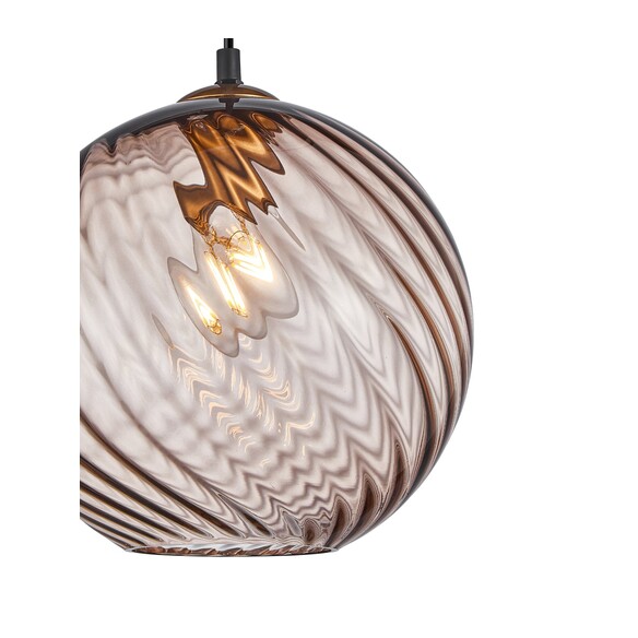 ESPIRAL2 - Interior Wine Glass Shade Wavy Finish ESPIRAL2