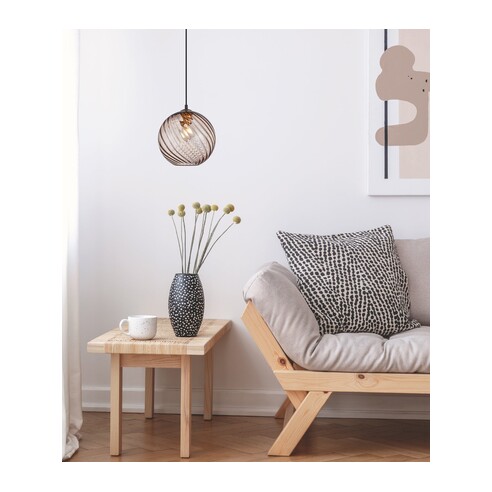 ESPIRAL2 - Interior Wine Glass Shade Wavy Finish ESPIRAL2