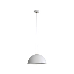 OL64920/35WH - LEXI.35 Single White Metal Dome 35cm E27 OL64920/35WH
