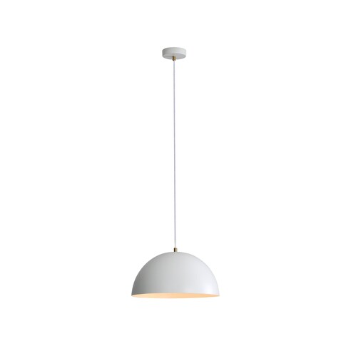 OL64920/35WH - LEXI.35 Single White Metal Dome OL64920/35WH