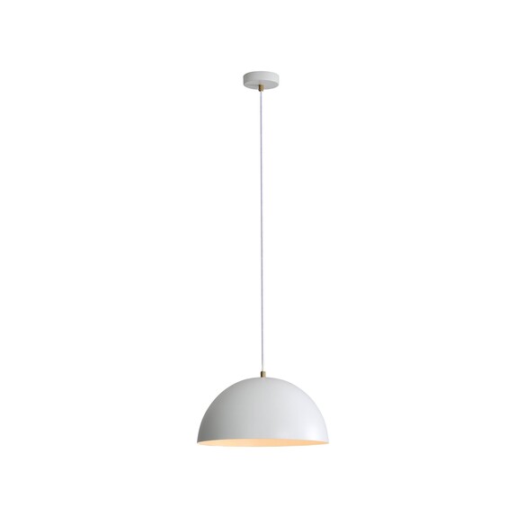 OL64920/35WH - LEXI.35 Single White Metal Dome OL64920/35WH