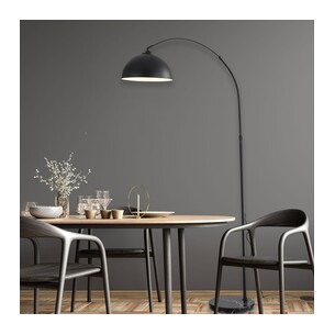 SL91203BK - Marmo Arc Floor Lamp with Marble Base BlackSL91203BK 2