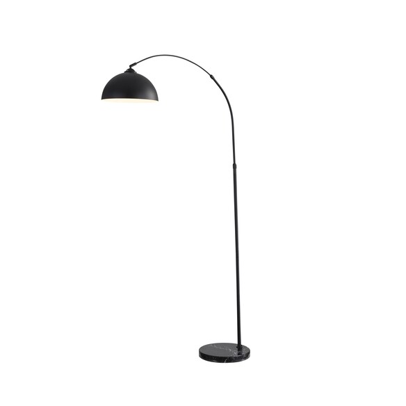SL91203BK - Marmo Arc Floor Lamp with Marble Base SL91203BK