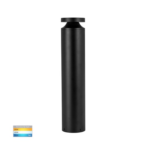 HV1638T-BLK-24V - Noray 570mm Black LED Bollard HV1638T-BLK-24V