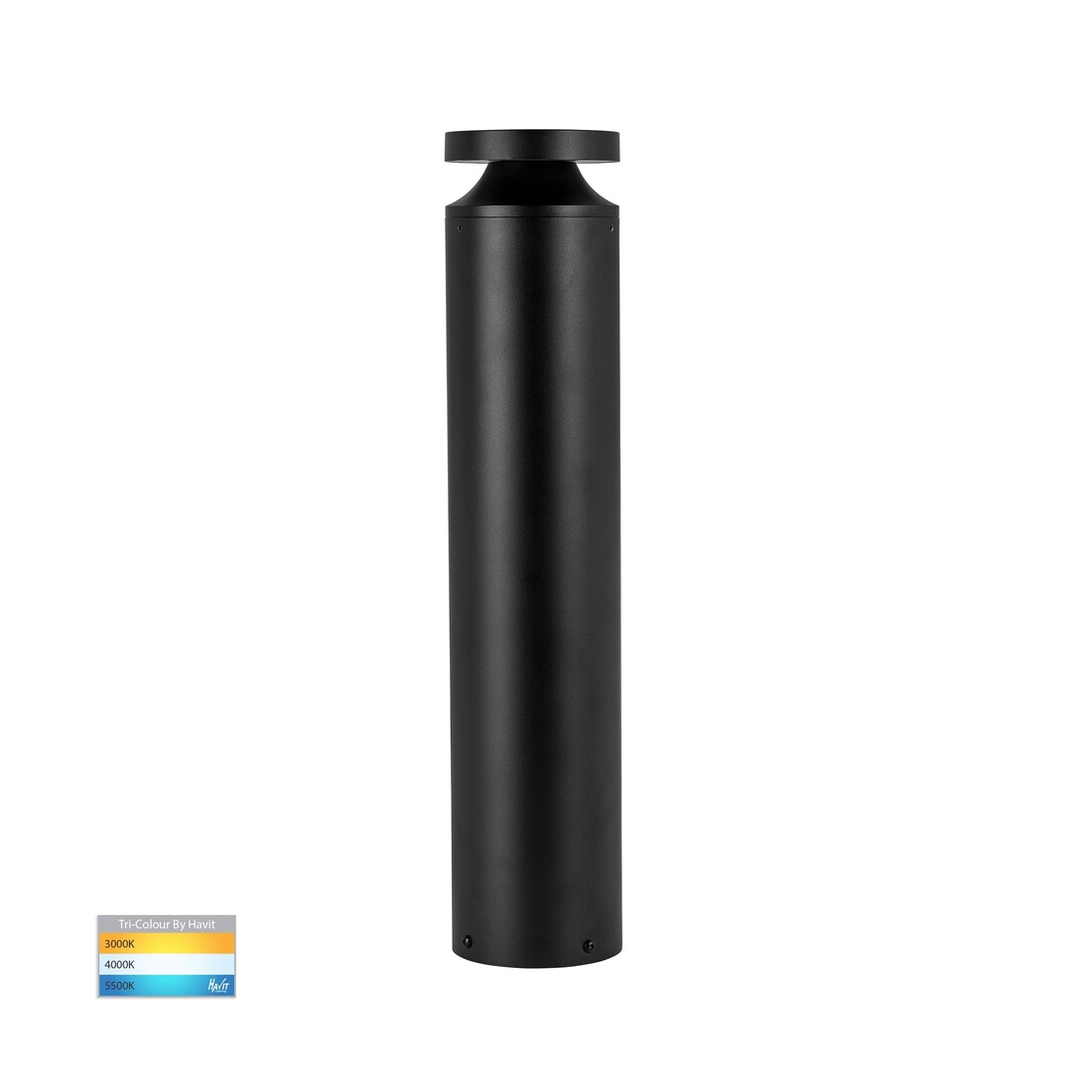 Noray 570mm Black LED Bollard Light