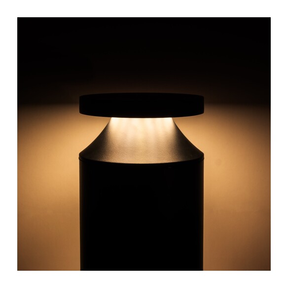 HV1638T-BLK-24V - Noray 570mm Black LED Bollard HV1638T-BLK-24V