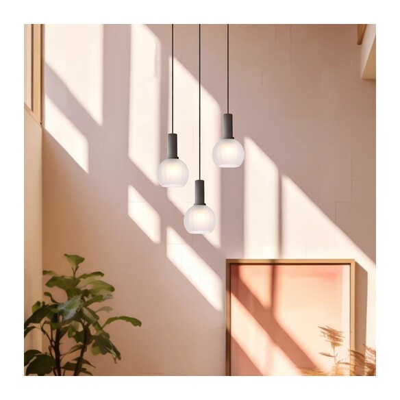 AOSTA PE15-BKFR - 15cm Pendant - BlackAOSTA PE15-BKFR