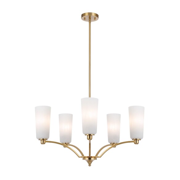 BREVAN PE5-AGMB - 5 Light Pendant - Antique GoldBREVAN PE5-AGMB