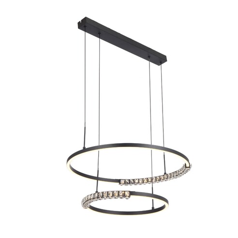 BRERA PE2T-BK - 2 Tier Pendant - BlackBRERA PE2T-BK