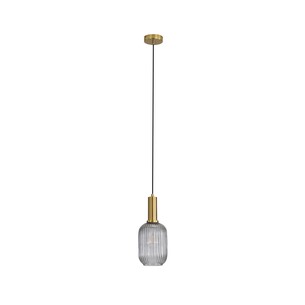 OL63751/13SM - LUXE.130 Single Black and Satin Brass with OL63751/13SM