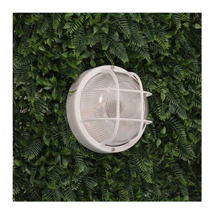 LF7952WH - RUND White 18cm E27 IP54 Round Caged Black LF7952WH 2