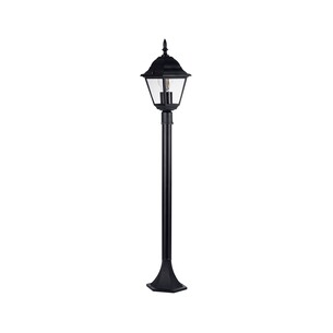 HV1651W-P-BLK - Newark Aluminium Black 4 Panel Post LightHV1651W-P-BLK