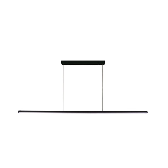 OL60628/1800BK - SHARD 1800mm 34W CCT LED Slimline Black Pendant