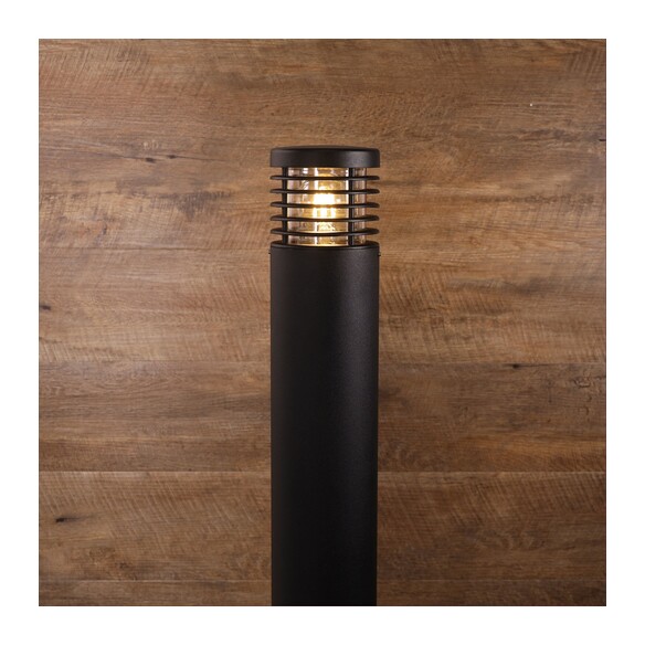 OL7176BK - BRAY Black 85cm E27 240V Bollard LightOL7176BK