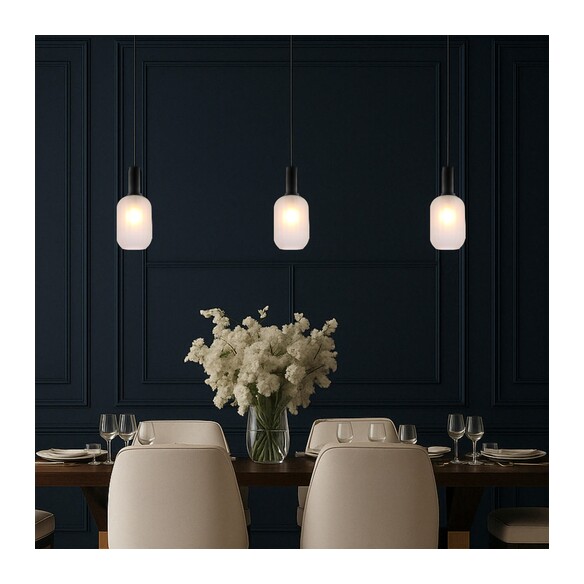 AOSTA PE13-BKFR - 13cm Pendant - BlackAOSTA PE13-BKFR