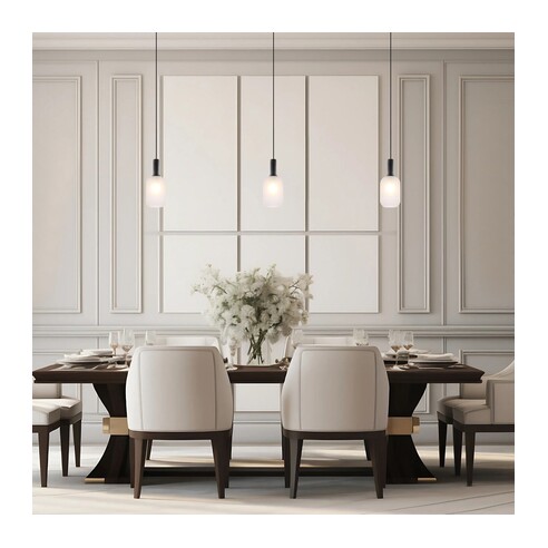 AOSTA PE13-BKFR - 13cm Pendant - BlackAOSTA PE13-BKFR