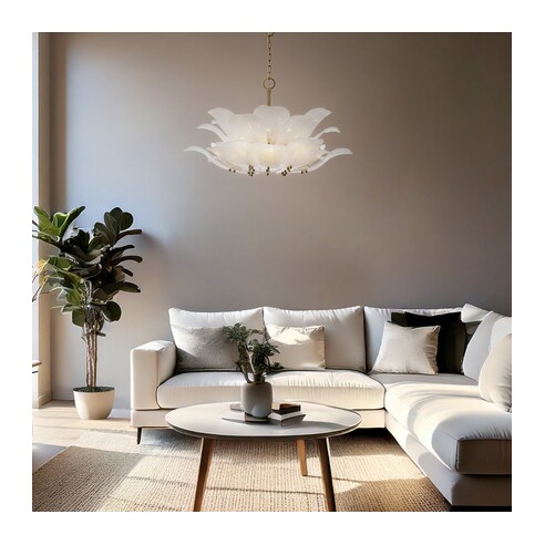 C MONTE PE12-BRS - Monte 12 Light Pendant - BrassC MONTE PE12-BRS